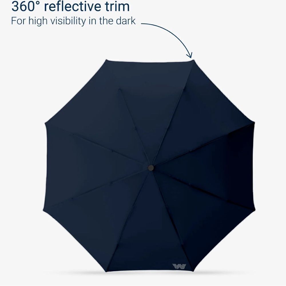 NIBWT Weatherman Umbrella 12” Long Durable Frame Fits Bag/Purse PENN State - Picture 8 of 11
